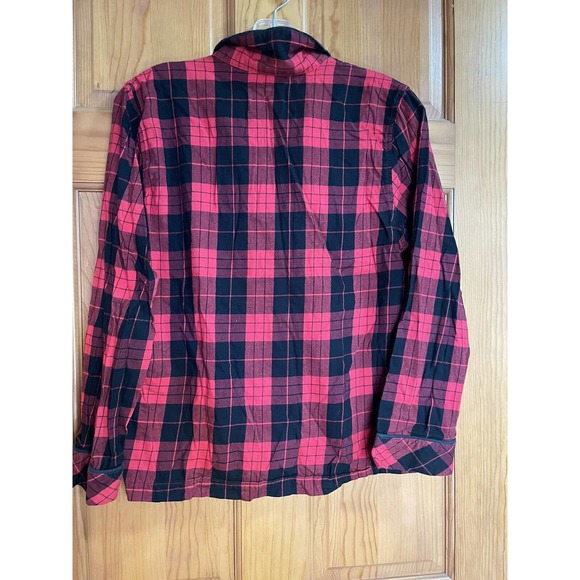 Victoria's Secret Plaid Flannel Long Sleeve Holiday Pajama Set Womens Size XS - Picture 5 of 7